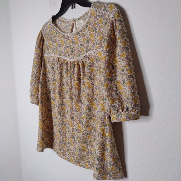 NWOT Melloday Women's Floral Blouse Size Large - Picture 5 of 9